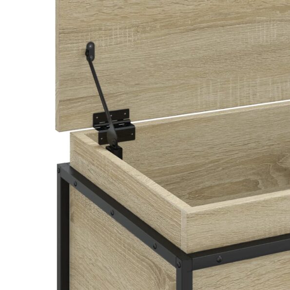 vidaXL Úložný box s vekom dub sonoma 100x40x51,5 cm kompozitné drevo – Obrázok 8