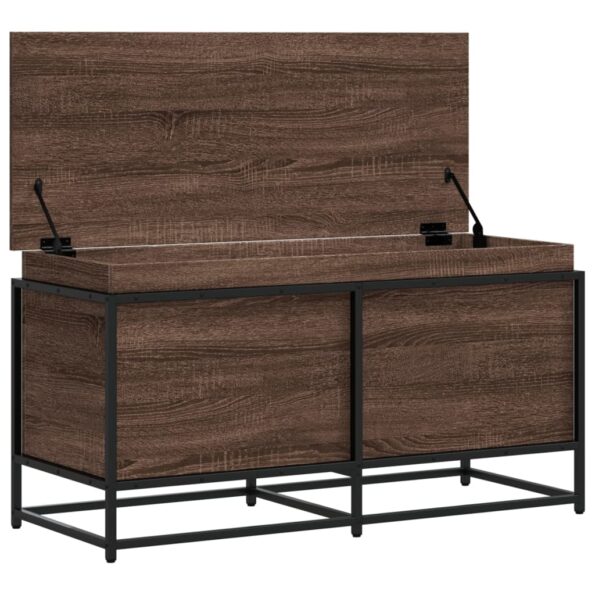 VXL8721102838675_g_en_hd_5.jpg vidaXL Úložný box s vekom hnedý dub 100x40x51,5 cm kompozitné drevo – Obrázok 7