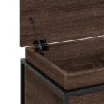 vidaXL Úložný box s vekom hnedý dub 100x40x51,5 cm kompozitné drevo – Obrázok 8