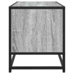 vidaXL TV skrinka sivá sonoma 80x34,5x40 cm kompozitné drevo a kov – Obrázok 5