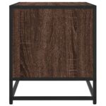 vidaXL TV skrinka hnedý dub 61x40x46 cm kompozitné drevo a kov – Obrázok 5