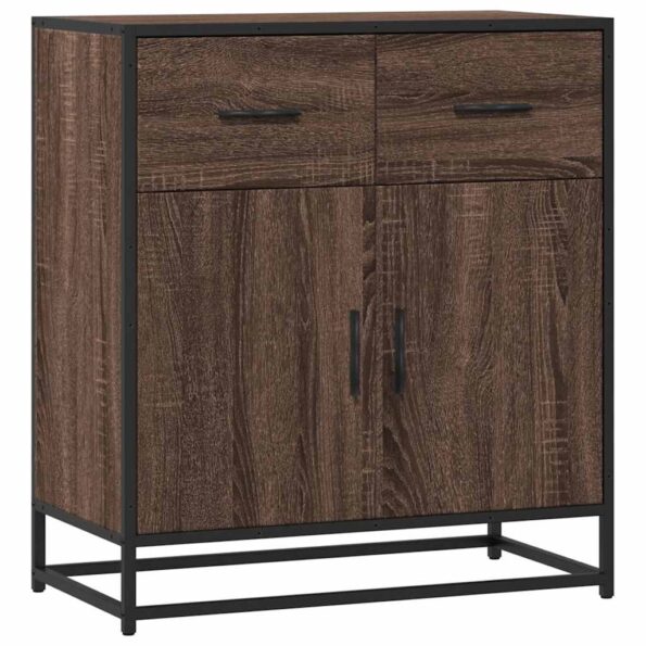 vidaXL Komoda hnedý dub 68x35x76 cm kompozitné drevo – Obrázok 2