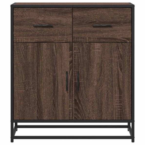 vidaXL Komoda hnedý dub 68x35x76 cm kompozitné drevo – Obrázok 4