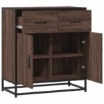 vidaXL Komoda hnedý dub 68x35x76 cm kompozitné drevo – Obrázok 7