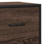 vidaXL Komoda hnedý dub 68x35x76 cm kompozitné drevo – Obrázok 8