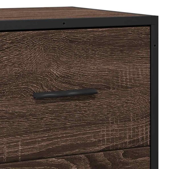 vidaXL Komoda hnedý dub 68x35x76 cm kompozitné drevo – Obrázok 8