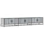vidaXL TV skrinka sivý dub sonoma 240x35x41 cm kompozitné drevo – Obrázok 2