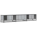 vidaXL TV skrinka sivý dub sonoma 240x35x41 cm kompozitné drevo – Obrázok 6