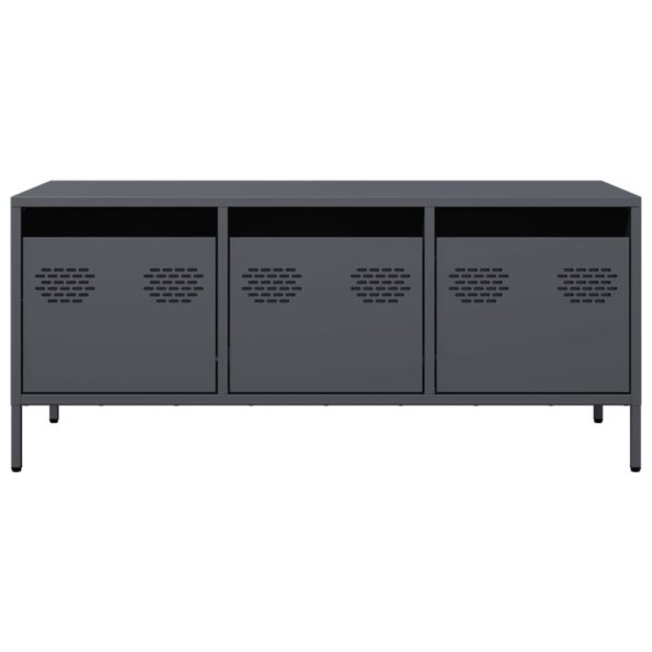 VXL8721102929854_g_en_hd_2.jpg vidaXL TV skrinka antracit 101,5x39x43,5 cm oceľ valcovaná za studena – Obrázok 4