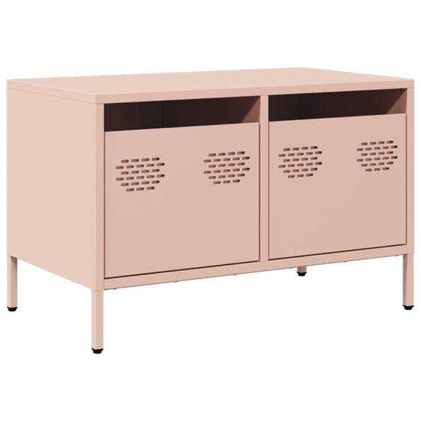 VXL8721102929908_a_en_hd_1.jpg vidaXL TV skrinka ružová 68x39x43,5 cm oceľ valcovaná za studena – Obrázok 2