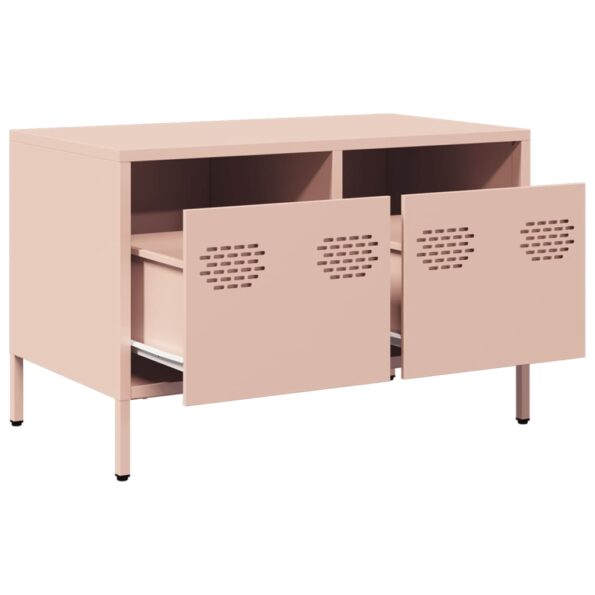 VXL8721102929908_g_en_hd_3.jpg vidaXL TV skrinka ružová 68x39x43,5 cm oceľ valcovaná za studena – Obrázok 5