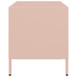 vidaXL TV skrinka ružová 68x39x43,5 cm oceľ valcovaná za studena – Obrázok 6