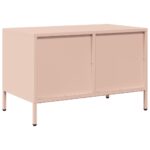 vidaXL TV skrinka ružová 68x39x43,5 cm oceľ valcovaná za studena – Obrázok 7