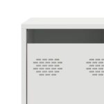 vidaXL TV skrinka biela 68x39x43,5 cm oceľ valcovaná za studena – Obrázok 10