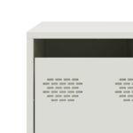 vidaXL TV skrinka biela 68x50x43,5 cm oceľ valcovaná za studena – Obrázok 11