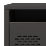 vidaXL Nočné stolíky 2 ks čierne 35x39x43,5 cm oceľ – Obrázok 11