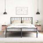 vidaXL Nočné stolíky 2 ks ružové 35x39x43,5 cm oceľ – Obrázok 3
