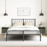 vidaXL Nočné stolíky 2 ks olivovozelené 35x39x43,5 cm oceľ – Obrázok 3