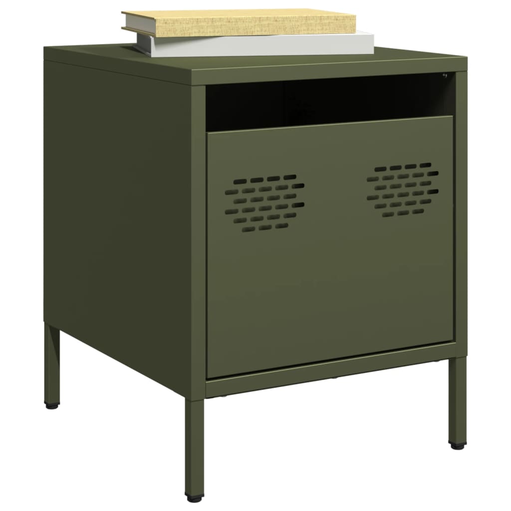 VXL8721102930102_m_en_hd_1.jpg vidaXL Nočné stolíky 2 ks olivovozelené 35x39x43,5 cm oceľ – Obrázok 1