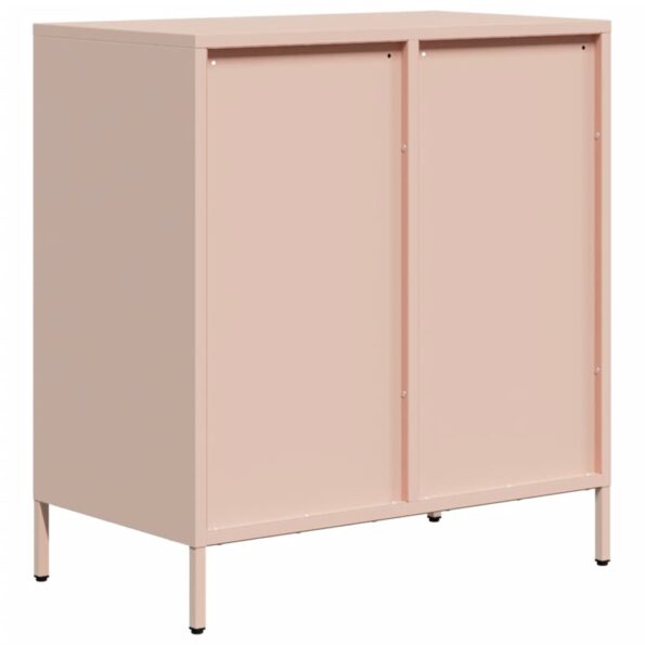 vidaXL Komoda ružová 68x39x73,5 cm oceľ valcovaná za studena – Obrázok 7