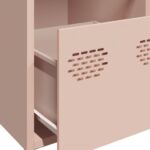 vidaXL Komoda ružová 68x39x73,5 cm oceľ valcovaná za studena – Obrázok 9