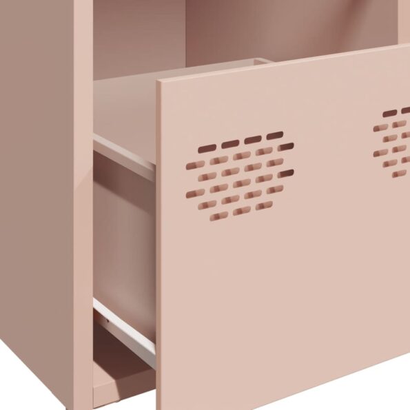 vidaXL Komoda ružová 68x39x73,5 cm oceľ valcovaná za studena – Obrázok 9