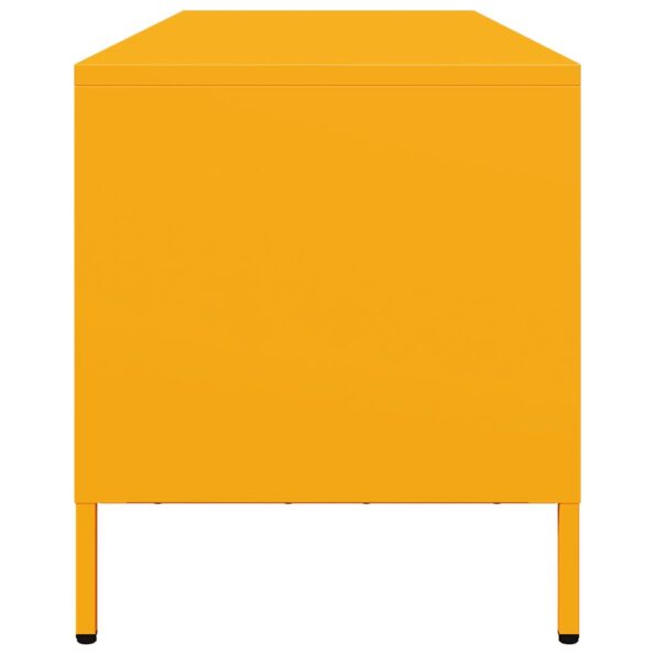 VXL8721102930881_g_en_hd_4.jpg vidaXL TV skrinka horčicovožltá 135x39x43,5 cm oceľ – Obrázok 6