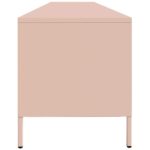 vidaXL TV skrinka ružová 202x39x43,5 cm oceľ valcovaná za studena – Obrázok 6