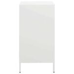 vidaXL Komoda biela 35x39x73,5 cm oceľ valcovaná za studena – Obrázok 6