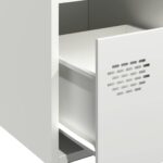 vidaXL Komoda biela 35x39x73,5 cm oceľ valcovaná za studena – Obrázok 9