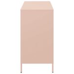 vidaXL Komoda ružová 101,5x39x73,5 cm oceľ valcovaná za studena – Obrázok 6