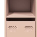 vidaXL Komoda ružová 101,5x39x73,5 cm oceľ valcovaná za studena – Obrázok 10