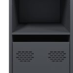 vidaXL Komoda antracitová 101,5x39x73,5 cm oceľ valcovaná za studena – Obrázok 10