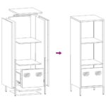 vidaXL Vysoká skrinka horčicovožltá 35x39x103,5 cm oceľ – Obrázok 11