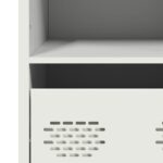 vidaXL Vysoká skrinka biela 35x39x103,5 cm oceľ – Obrázok 10