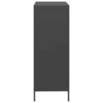 vidaXL Vysoká skrinka čierna 68x39x103,5 cm oceľ – Obrázok 6