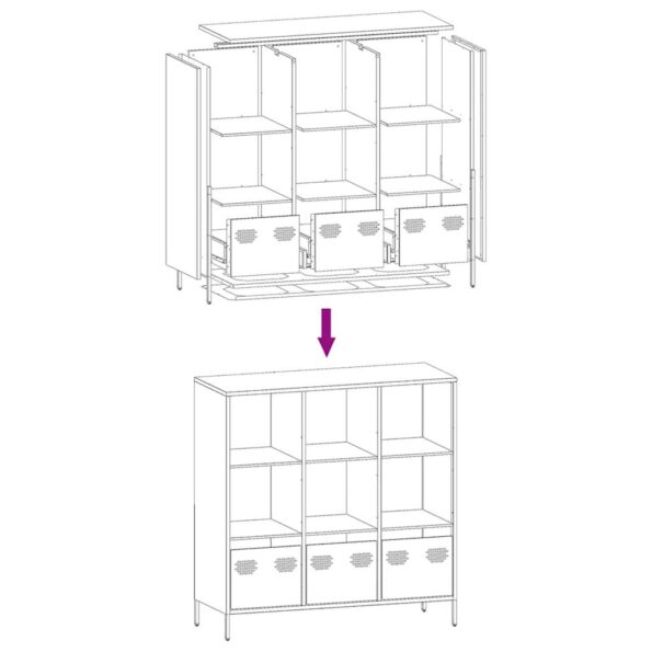 VXL8721102931482_g_en_hd_9.jpg vidaXL Vysoká skrinka horčicovožltá 101,5x39x103,5 cm oceľ – Obrázok 11