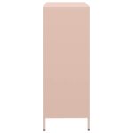 vidaXL Vysoká skrinka ružová 39x35x103,5 cm oceľová – Obrázok 6