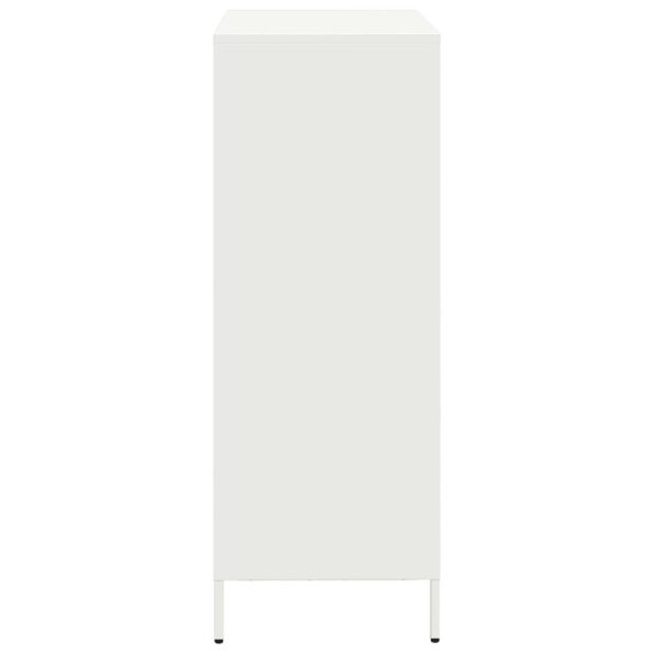 vidaXL Vysoká skrinka biela 39x35x103,5 cm oceľová – Obrázok 6