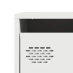 vidaXL Vysoká skrinka biela 39x35x103,5 cm oceľová – Obrázok 10