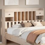 vidaXL Čelo postele s úložným priestorom 140 cm borovica