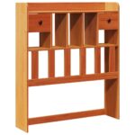 vidaXL Čelo postele s úložným priestorom voskovo hnedé 100 cm borovica – Obrázok 2