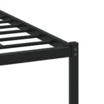 vidaXL Posteľný rám bez matraca s čelom hnedý dub 137x190 cm – Obrázok 7