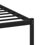 vidaXL Posteľný rám bez matraca s čelom hnedý dub 183x213 cm – Obrázok 7