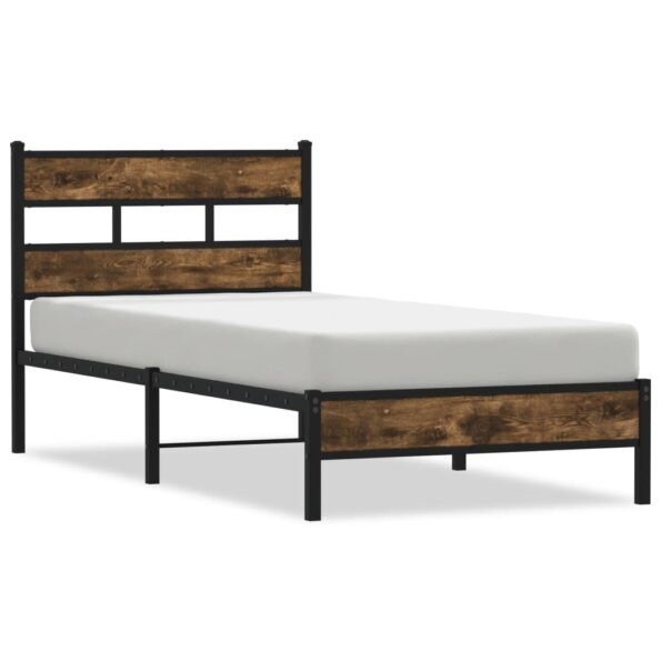 VXL8721158377852_a_en_hd_1.jpg vidaXL Posteľ bez matraca so čelom dymový dub 107x203 cm – Obrázok 2