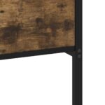 vidaXL Posteľný rám bez matraca dymový dub 120x190 cm borovicový masív – Obrázok 7