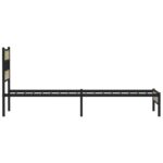vidaXL Posteľný rám bez matraca dub sonoma 90x190 cm kompozitné drevo – Obrázok 5