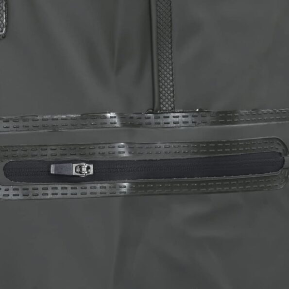 VidaXL hrudné brodiace topánky s čižmami opaskom tmavozelená veľkosť45 – Obrázok 7