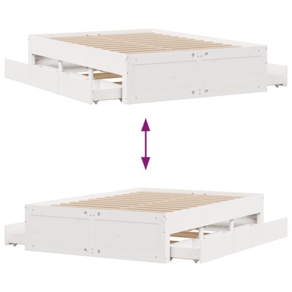 VXL8721158382443_g_en_hd_8.jpg vidaXL Posteľ bez matraca so zásuvkami biela 140x200 cm borovica – Obrázok 10