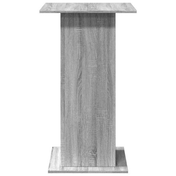 vidaXL Barový stôl s policami sivý sonoma 60x60x102cm kompozitné drevo – Obrázok 5